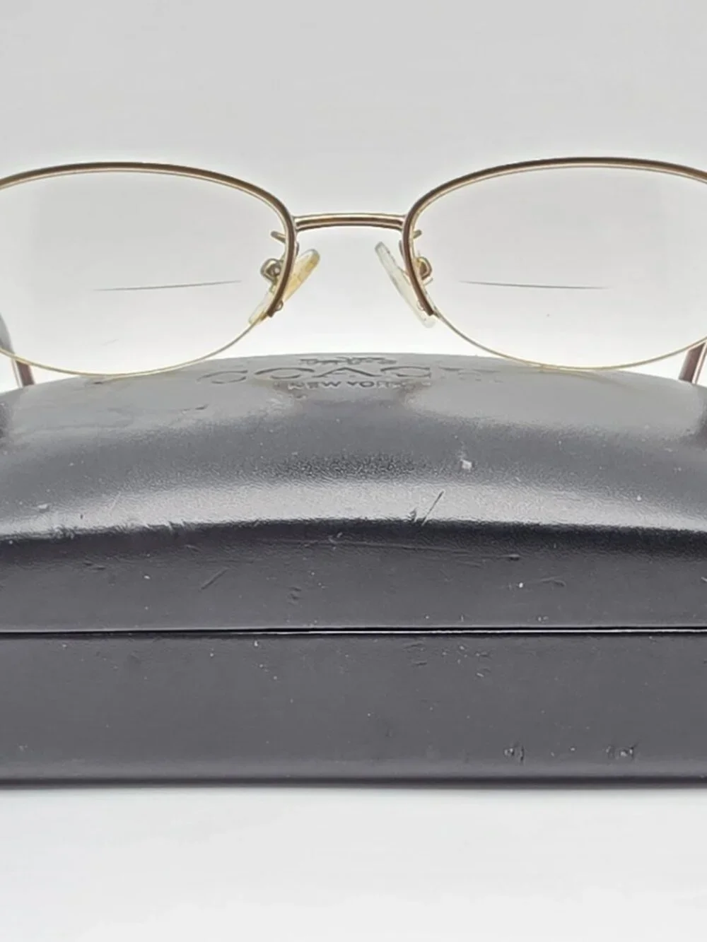 Coach HC5030 9002 Betsy Sand Semi Rimless Eyeglasses Frame w/ Case 50-17-135